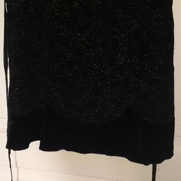 Nine West flocked velvet silk blend blouse sz 4 - Picture 4 of 8